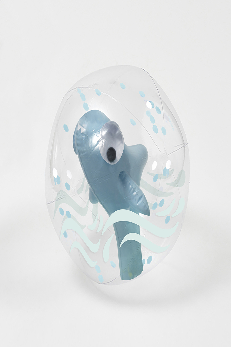 3D Şişme Plaj Topu Shark Tribe Haki