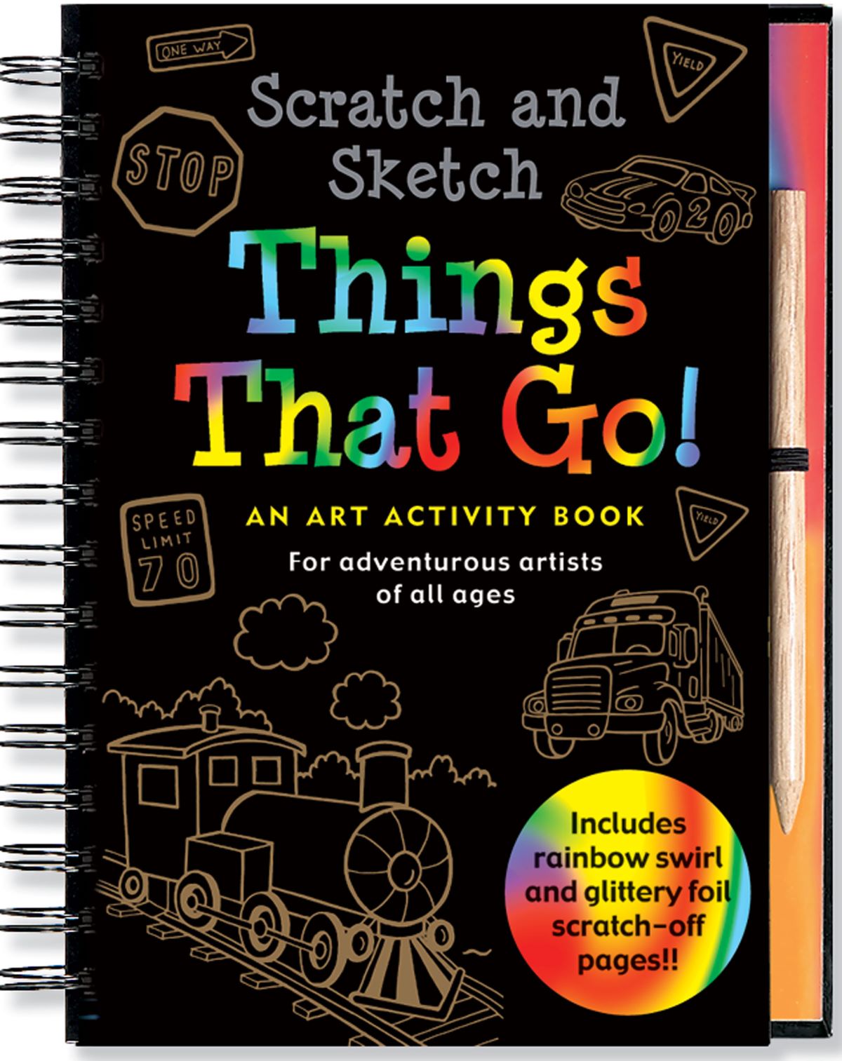 Scratch & Sketch THINGS THAT GO